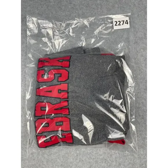 Campus Heritage Nebraska T Shirt Mens L‎ Gray Red Short Sleeve NCAA Football - Picture 9 of 9